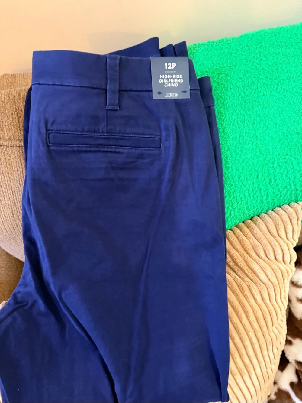 J. Crew Navy High-Rise Girlfriend Chino Pants - 2 pair